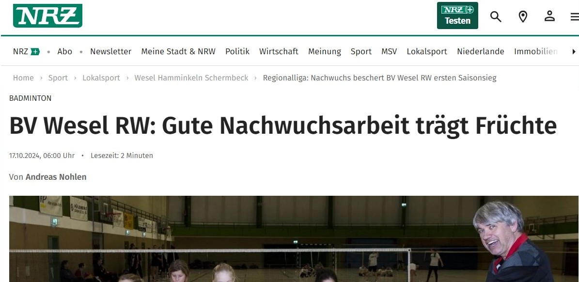 20241017 NRZ Onlinebericht Nachwuchsarbeit